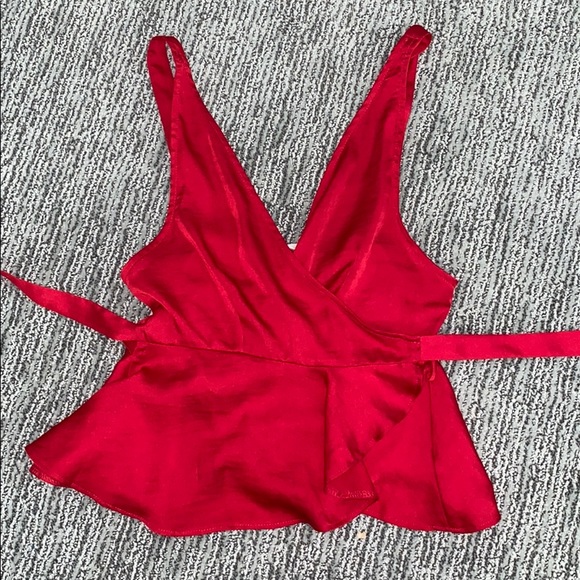 Free People Tops - BLACK Sexy Free People Silk Tank